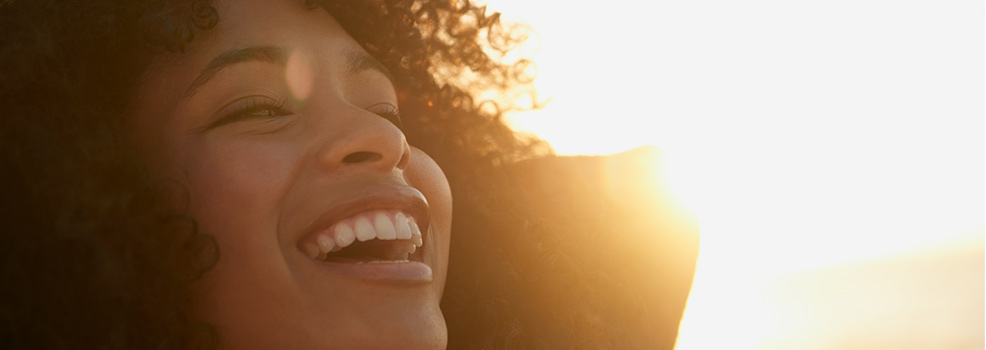Mujer sonriendo