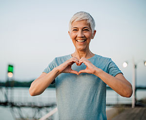 Smiling senior woman