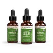Organic Hemp Oil Concentrate 3 Bottles