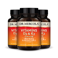 Vitamins D3 & K2 Low Dose