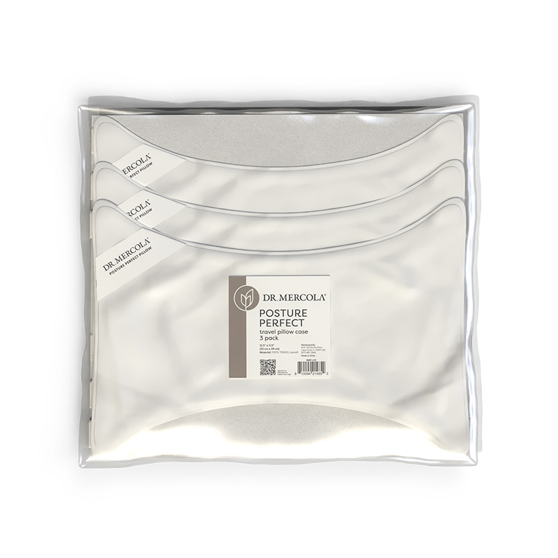 Posture Perfect Travel Pillow Case, Eucalyptus: 3-Pack