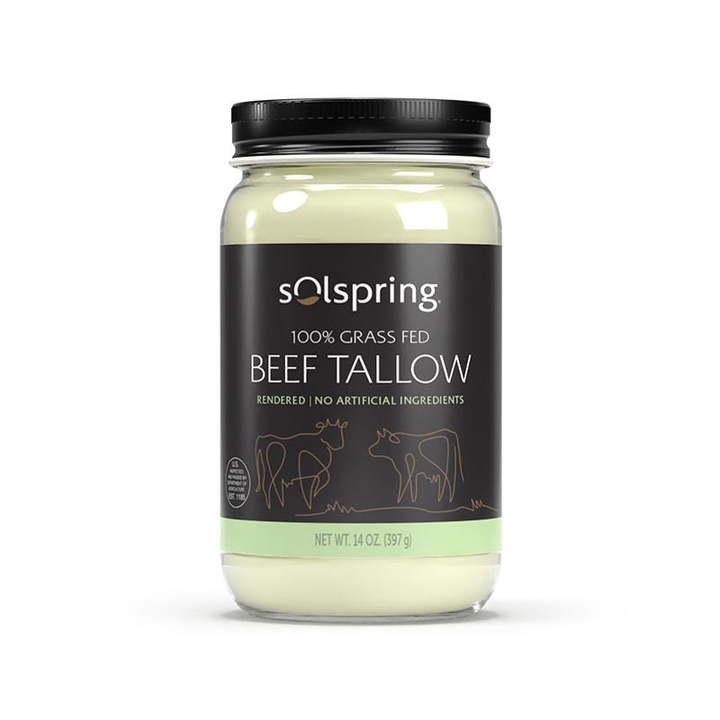 Sebo de Res de Animales Alimentados con Pastura Solspring&reg;