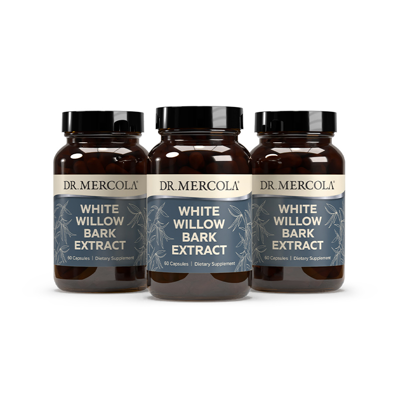White Willow Bark Extract (60 per bottle): 90-Day Supply